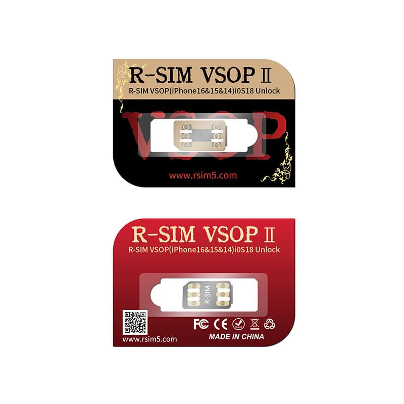 R-SIM VSOP2 is compatible with all iPhone 13-16 models and is an Apple SIM unlock adapter for iOS 18 CLUB.