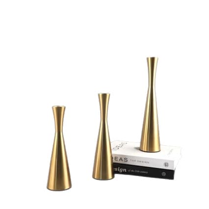 European Light Luxury Metal Waist Candle Holder Tabletop Decoration for Living Room, Restaurant, Hotel, Sales Office, Home Decor
