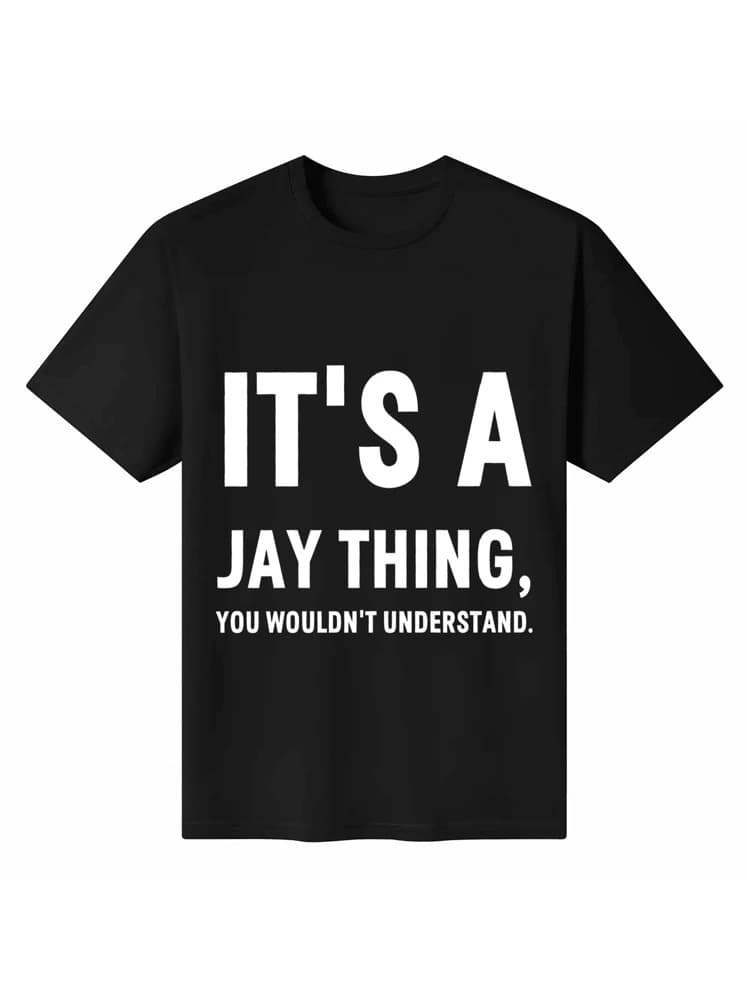 Cross-border European Size Independent Station I'M JAY DOING JAY THINGS Funny Christmas Gift