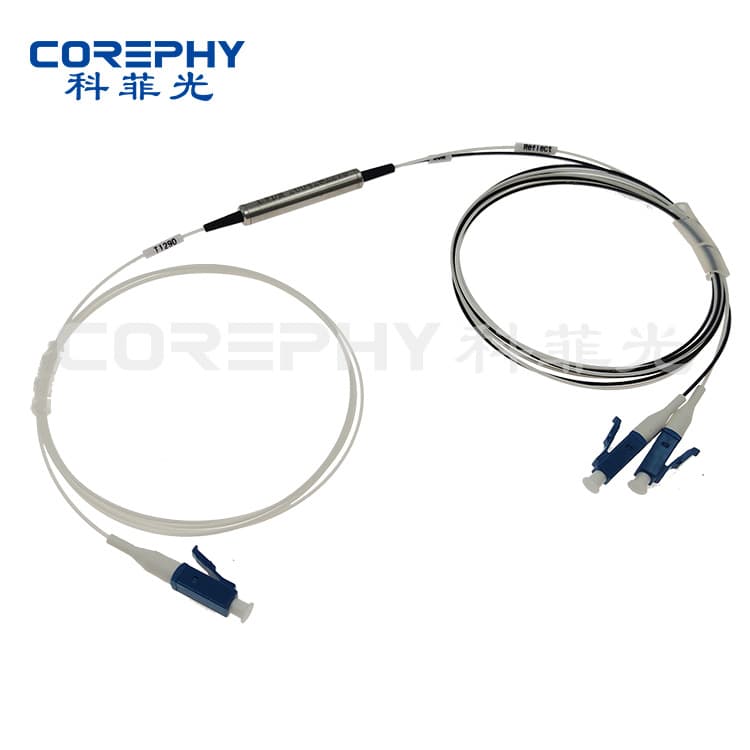Passive C-Band Three-Port 1x2 WDM DWDM Single Device