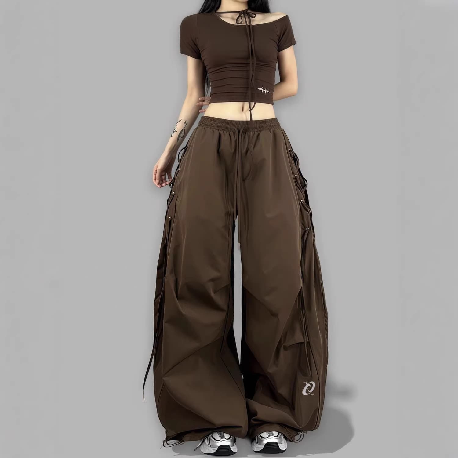 300 Jin Plus Size American Cool Loose Cargo Pants Men Women Spring Summer New Thin Casual Quick-Dry Sports Pants