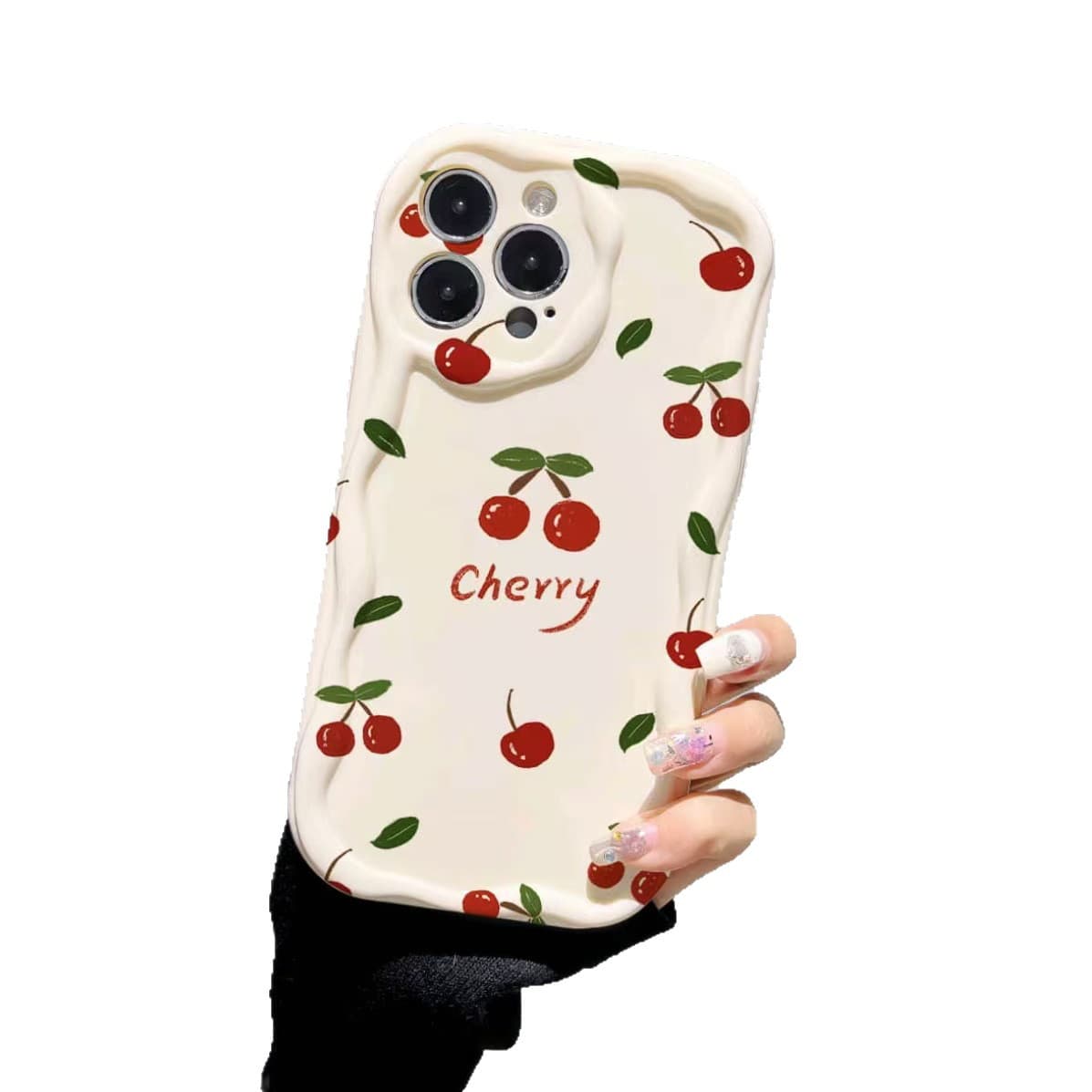 Minimalist Cherry Case for iPhone 17/16/15 Pro Max Apple 15 Trendy Phone Cover 11 XR Max