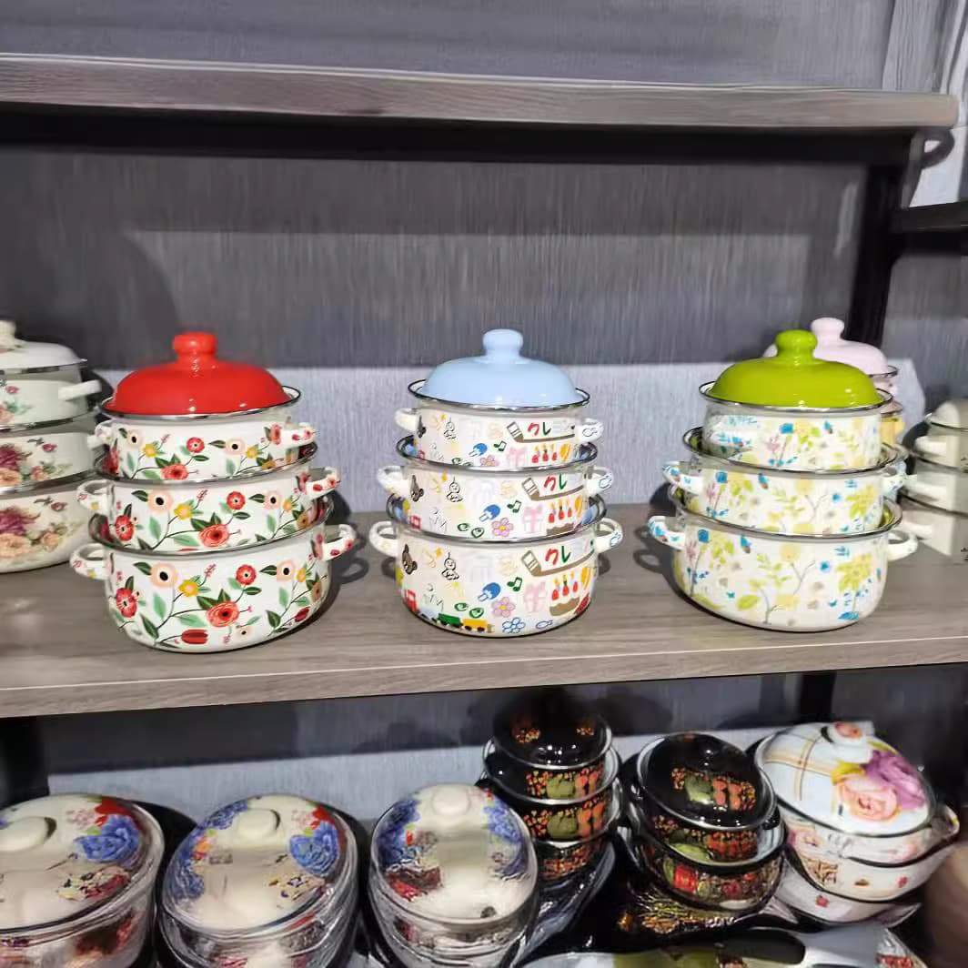 Enamel Pot, Stew Pot, Casserole, Soup Pot, Braising Pot, Milk Pot, Non-Stick Pot, Induction Cooker Pot, Enameled Pot, Clay Pot Rice
