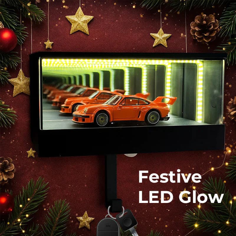 Infinity Garage Keychain Depth Mirror Infinity Garage Keychain LED Light Hook