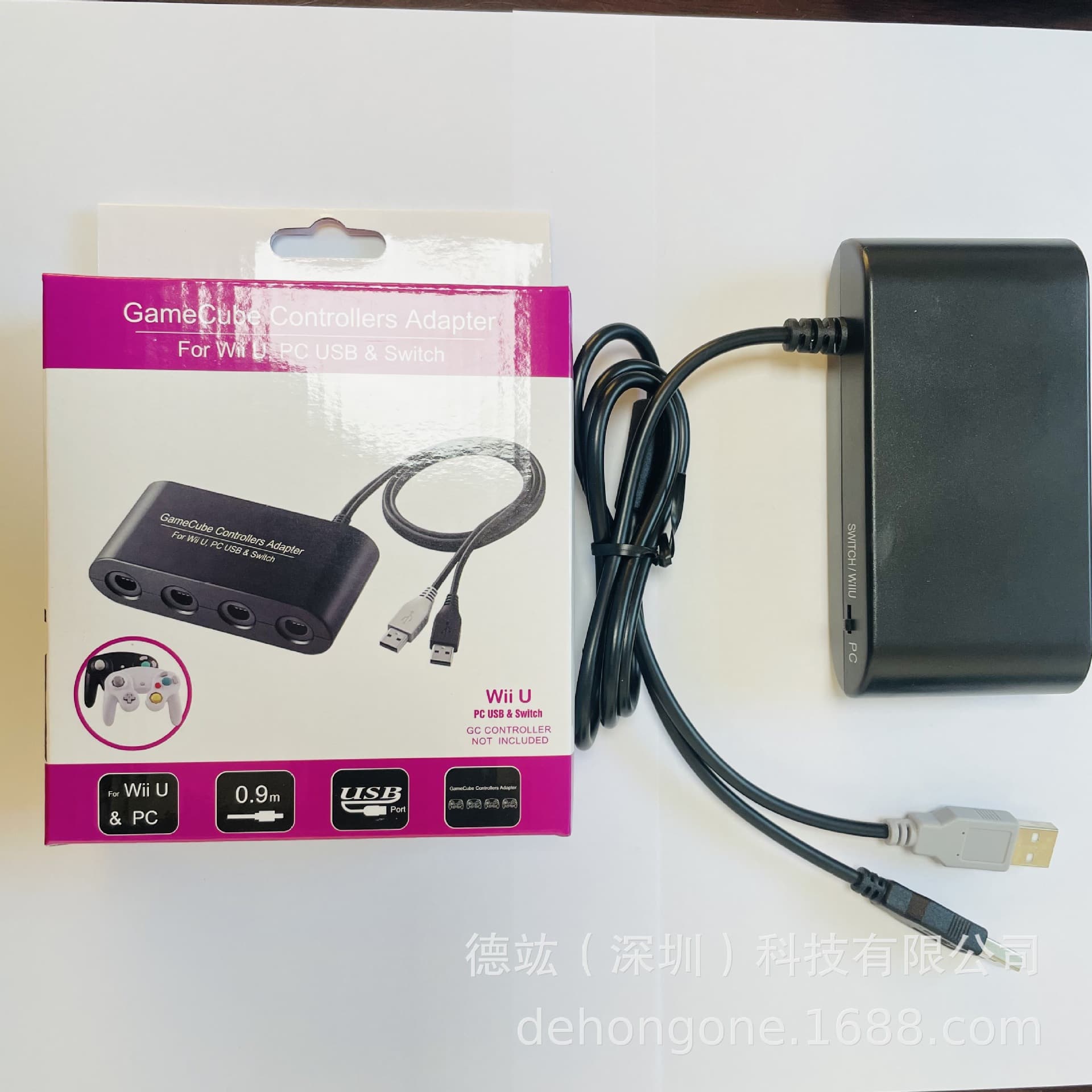 GC Controller Adapter Switch Converter 3-in-1 GC/Wii U/PC/Switch Converter