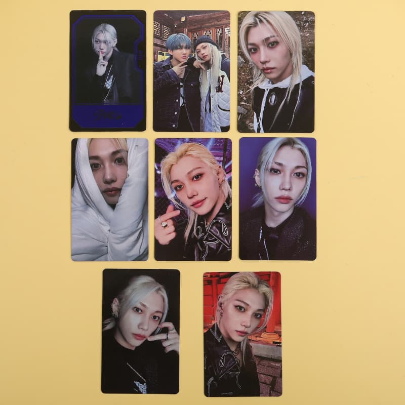 STRAY KIDS Photocard Special Edition Album HOP Set Hwang Hyunjin FELIX Bang Chan HAN Same Style Photocard