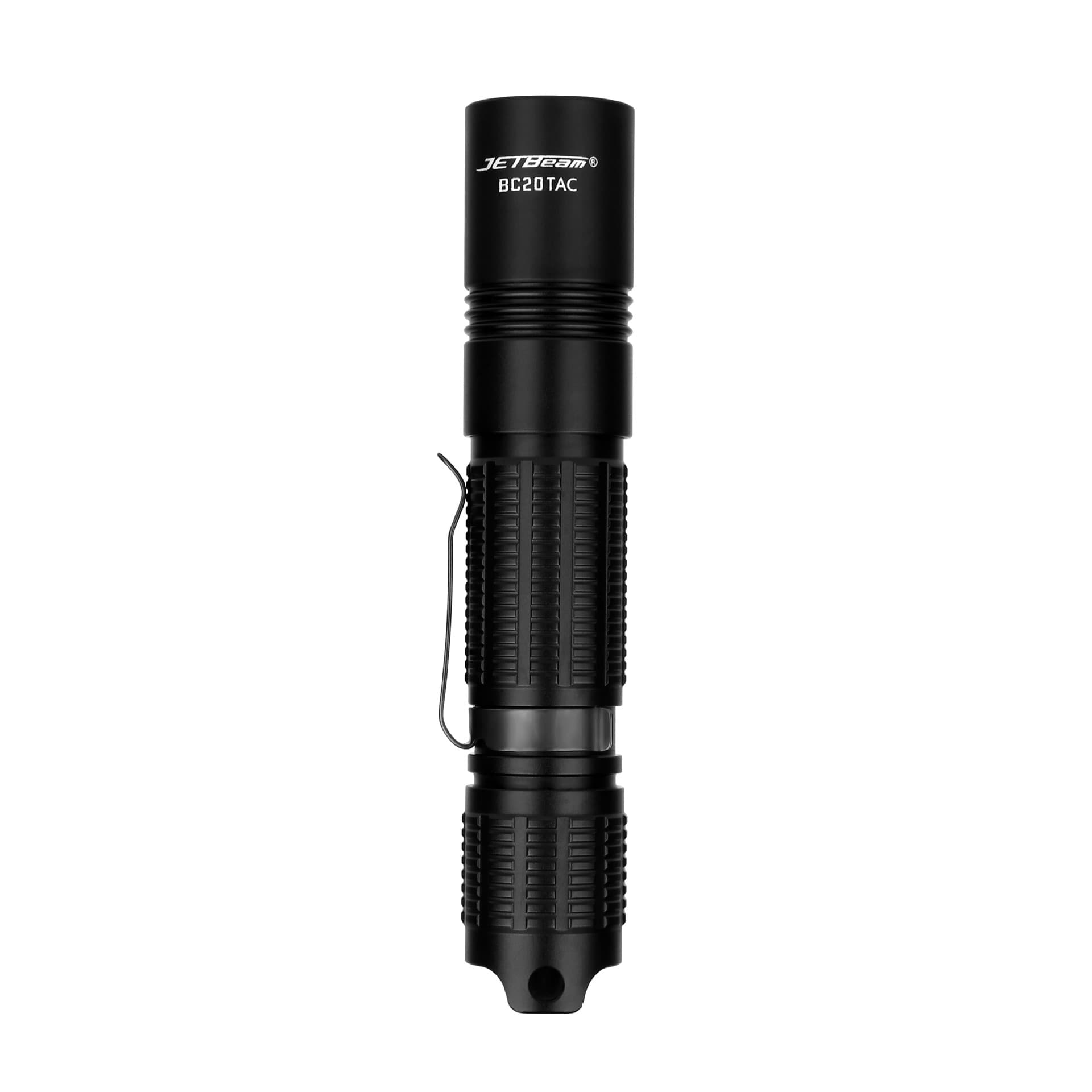 JETBeam BC20TAC High-Power Flashlight Outdoor Patrol Waterproof Search Cave Exploration Flashlight