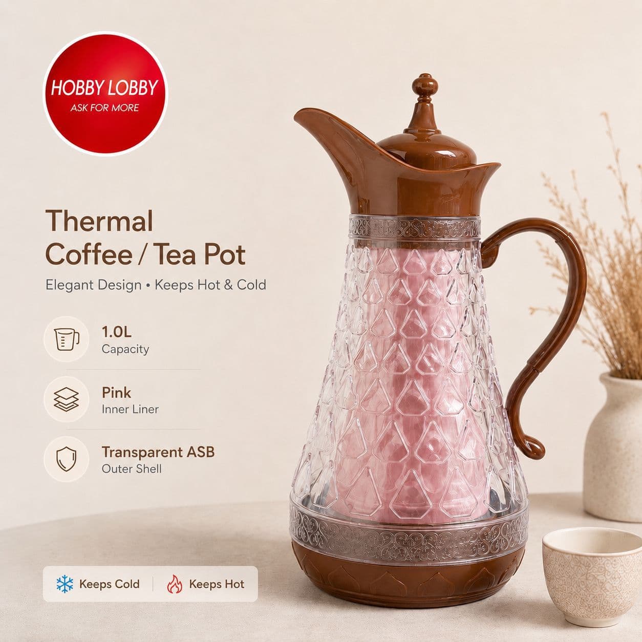 Vacuum Flask insulated kettle large capacity portable thermos glass liner thermos cup dormitory thermos