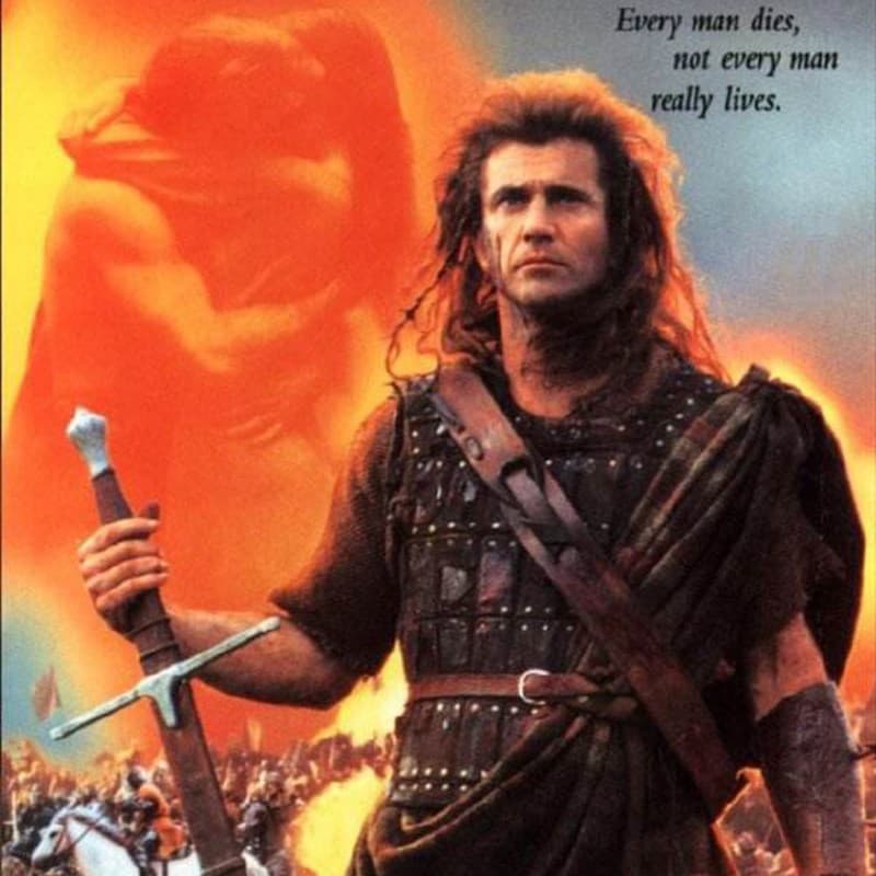 Longquan City Western Sword Movie Brave Heart Sword of Liberty Knight's Sword William Wallace's Sword Unedged