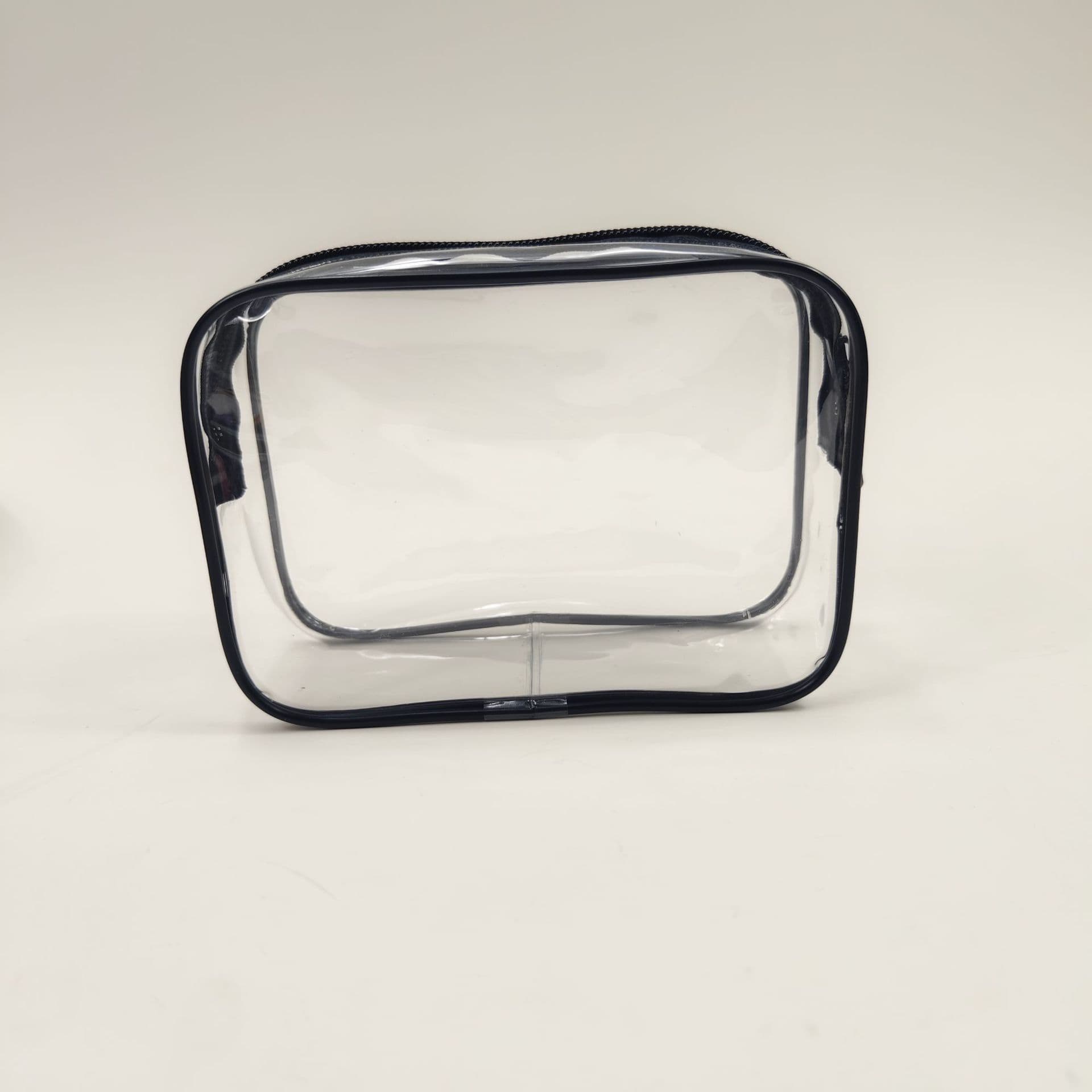 2024 New Transparent Cosmetic Bag Travel Organizer Large Capacity PVC Material with LOUGO Print Influencer Hot-Selling Item
