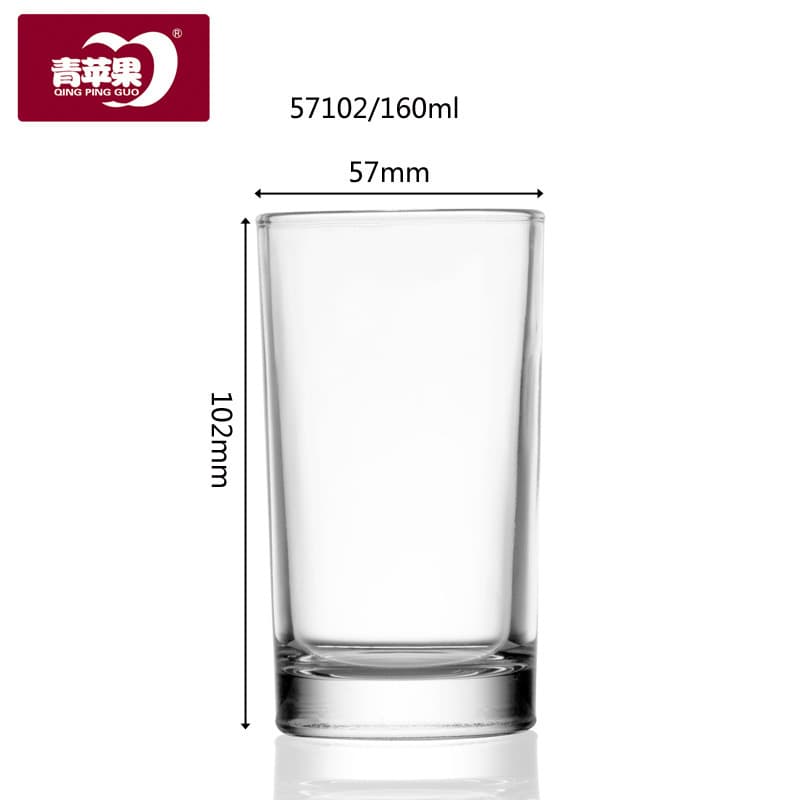 Factory Direct Green Apple KTV Thickened Transparent Whiskey Glass Water Cup Tea Glass Juice Cup Beer Glass
