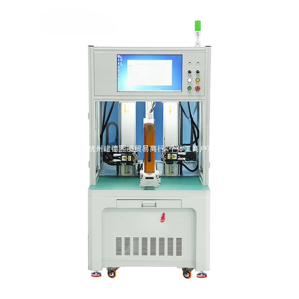 Fully Automatic Double-Sided Lithium Battery Spot Welding Machine Dual-Head 18650 High-Power DC Pneumatic Resistance Welding Equipment