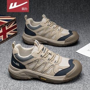 Warrior Men's Shoes 2026 New Summer Breathable Outdoor Hiking Shoes Anti-Slip Trendy Work Safety Labor Shoes