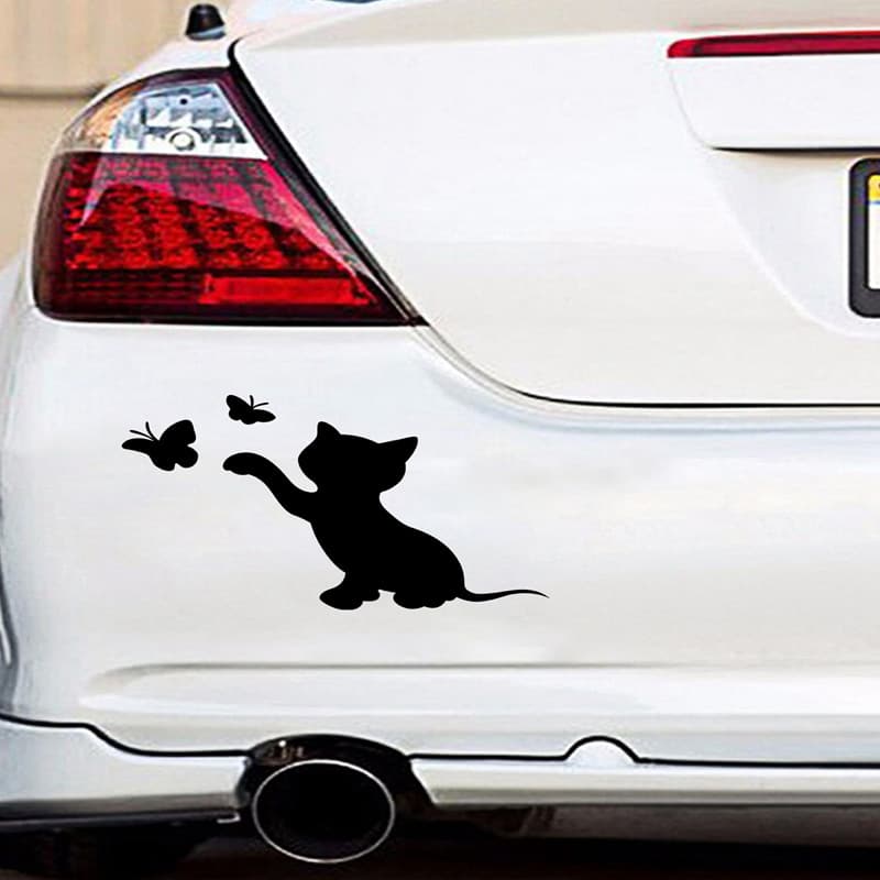 20x15cm cat pattern car sticker
