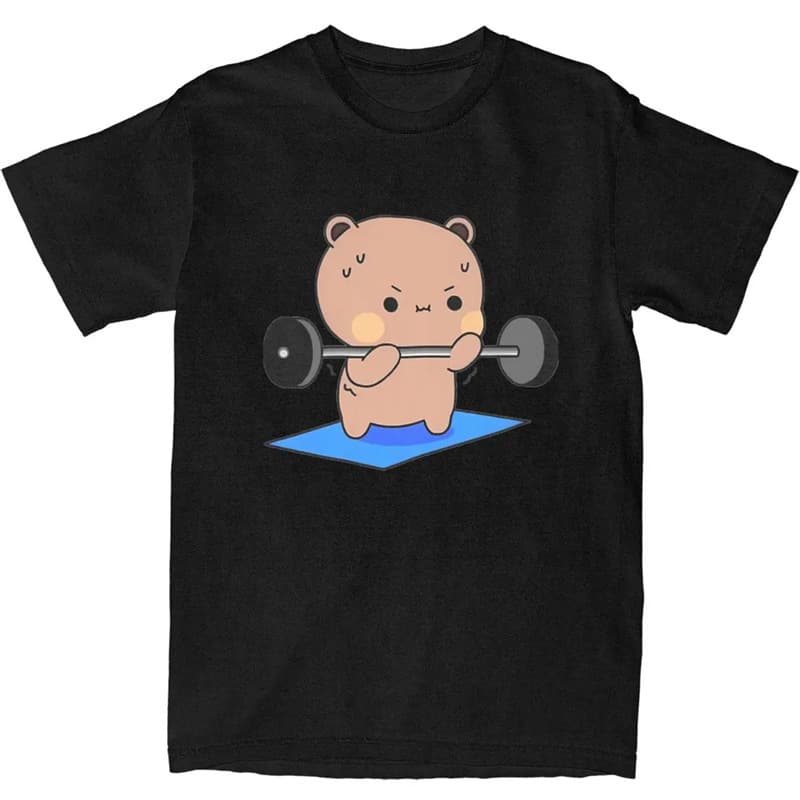 Bubu Dudu T-Shirt Summer Couple Bubu Yier Cotton Short Sleeve T-Shirt for Men and Women