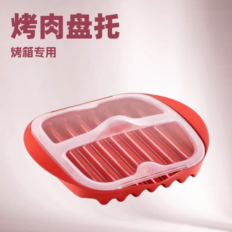 Factory direct plastic microwave tray, grill pan, bacon tray, hot dog tray, plastic Amazon best-selling bacon box