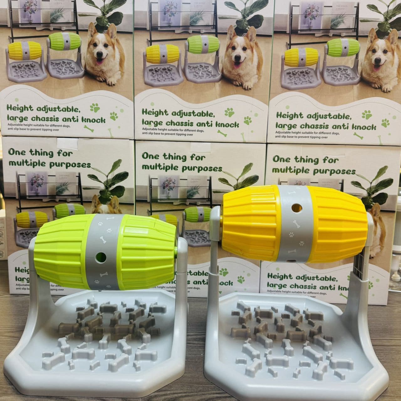 Cross-Border New Pet Feeder Educational Dog Toy Roller Food Ball Cat Slow Food Bowl Feeder Pet Supplies