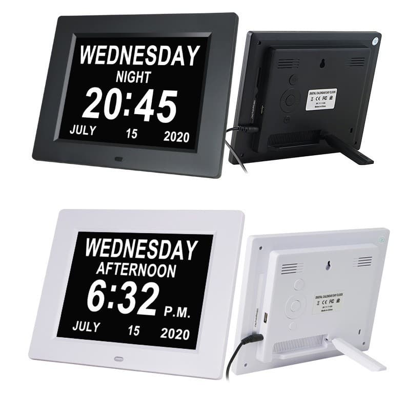 8-inch Digital Clock with Large High-Definition Font, Cross-border Digital Clock for Seniors