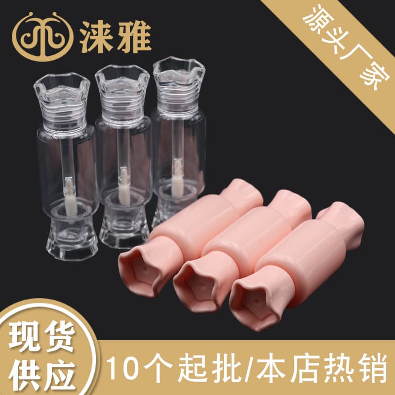 Candy Colored Lip Glaze Sample Bottle Empty Tube Lipstick Lip Oil Test Tube Diy Sub-bottle Empty Bottle Cosmetic Packaging