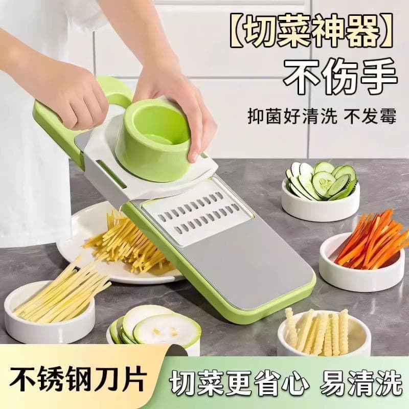 Extra Thick Stainless Steel Grater - Multi-purpose Vegetable Shredder for Potatoes with Slicing & Grating Functions