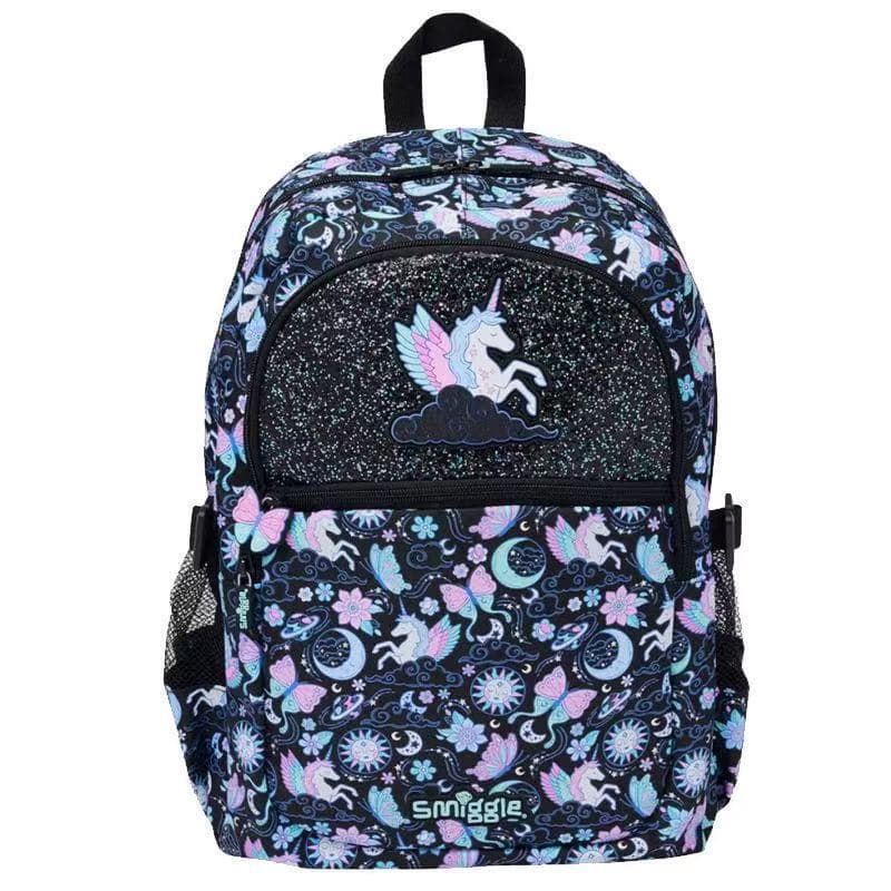 Smiggle Girls Large Capacity Backpack Student Cute Kids School Bag Lunch Bag Trolley Backpack Series