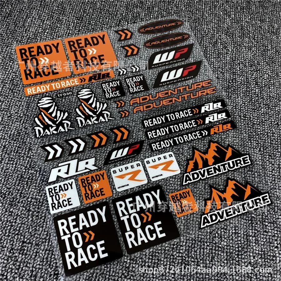 Reflective Motocross Marker Waterproof Sticker KTM RC8 Duke 200 250 390 690 790