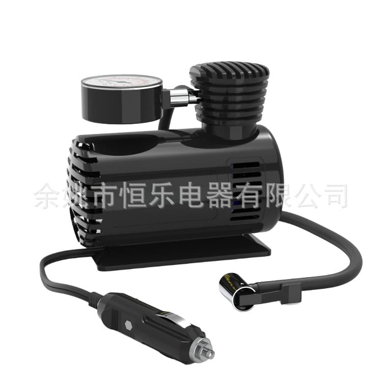 Inflatable 12V Car Air Compressor Tire Inflator with Pressure Gauge Electric Vehicle Air Compressor