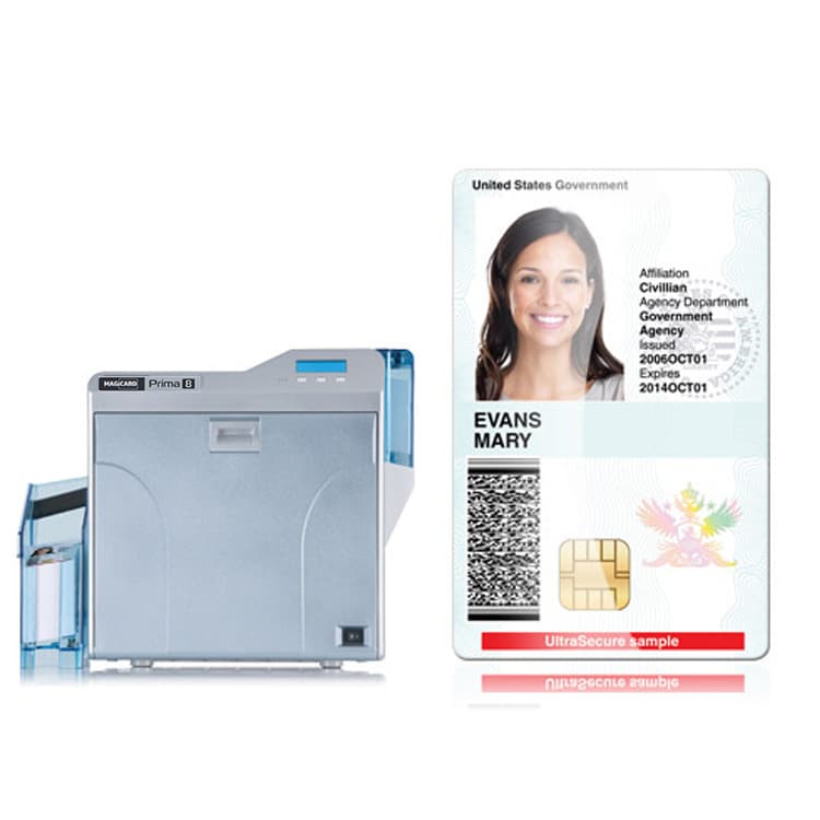 MAGICARD Prima8 Single/Double-Sided Card Printer for Membership Cards, Driver's Licenses, and Celebrity/Brand Cards