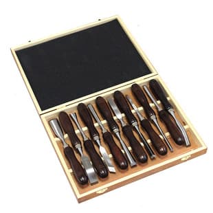 Woodworking Tools Wood Turning Chisels 12pcs Wood Carving Chisels Engraving Chisels Wood Box Set Factory Wholesale Wood Carving Knives