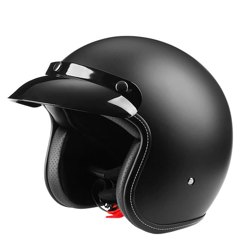 Retro Motorcycle Riding Helmet Electric Vehicle Helmet Protective Gear for Motorbike ABS Resin Material Made in China