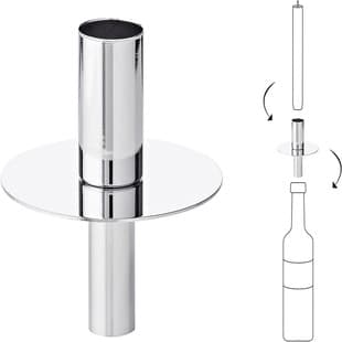 European Romantic Candlelight Prop Candle Holder Decoration Wine Bottle Metal Candle Holder Base Decoration Candle Home Supplies