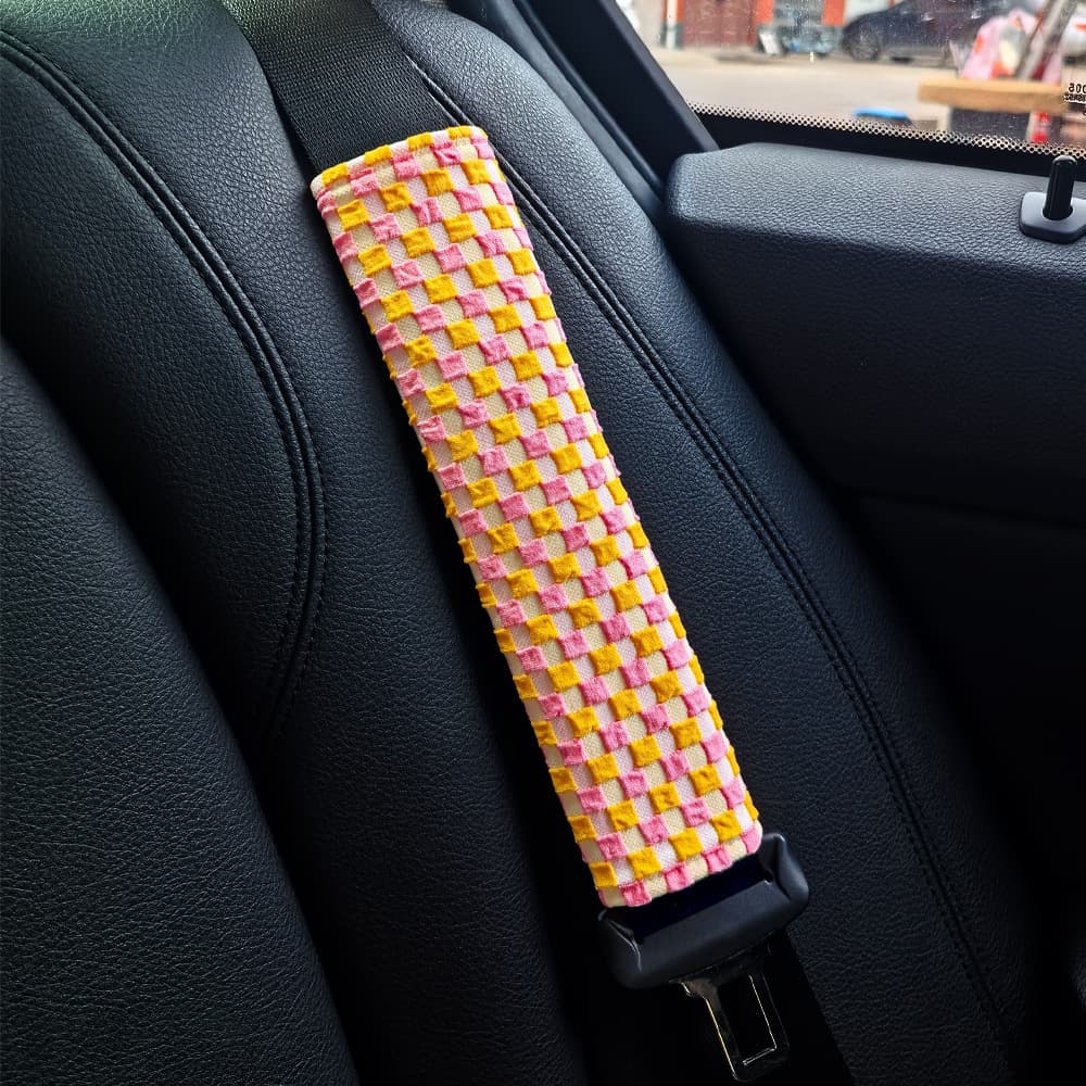 ART CAT Car Seat Belt Shoulder Pad Simple DIY Anti-Wear Clothes Anti-Choke Protector Cover All-Season Universal