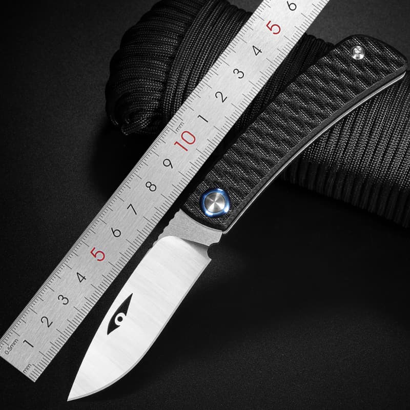 Cross-border 8CR Stainless Steel Fruit Knife Portable Traditional Knife Outdoor Camping BBQ Folding Knife Self-defense Folding Knife