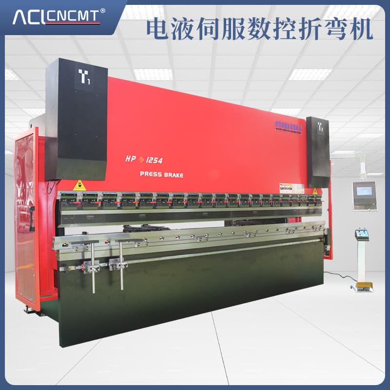 Factory direct sales of electro-hydraulic servo CNC bending machines, fully automatic hydraulic CNC stainless steel metal bending machines.