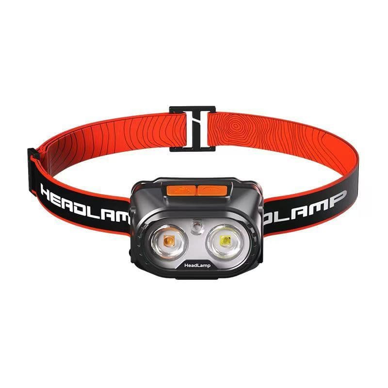 Sensor Headlamp Rechargeable Super Bright Long Range Fishing Night Light LED Head-Mounted Outdoor Portable Work Light