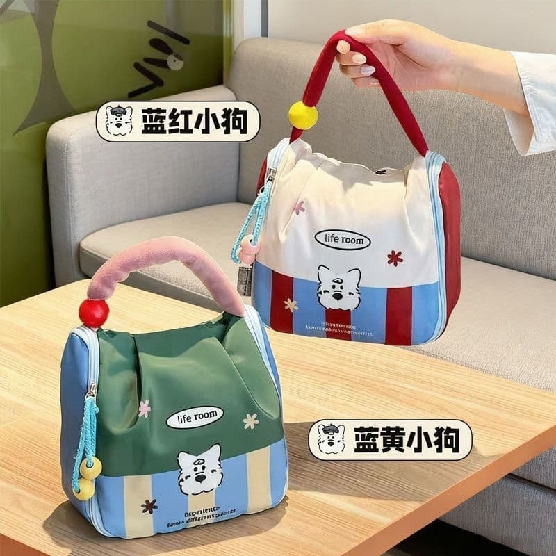 Mommy worry-free bag! Cute portable mommy bag, small, lightweight, portable baby milk powder bottle storage bag for going out