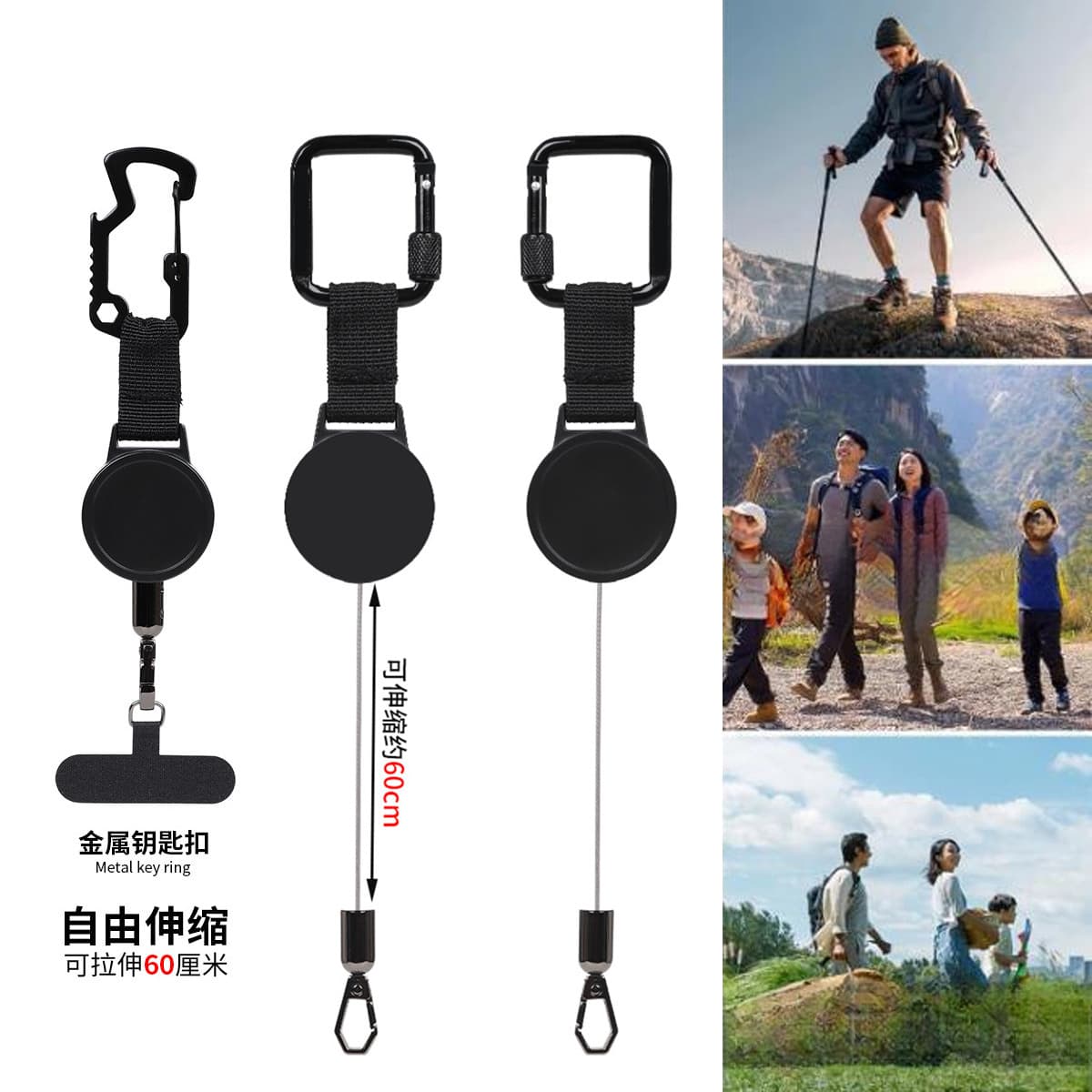Cross-border popular Retractable Anti-Theft Phone Holder retractable anti-theft phone holder