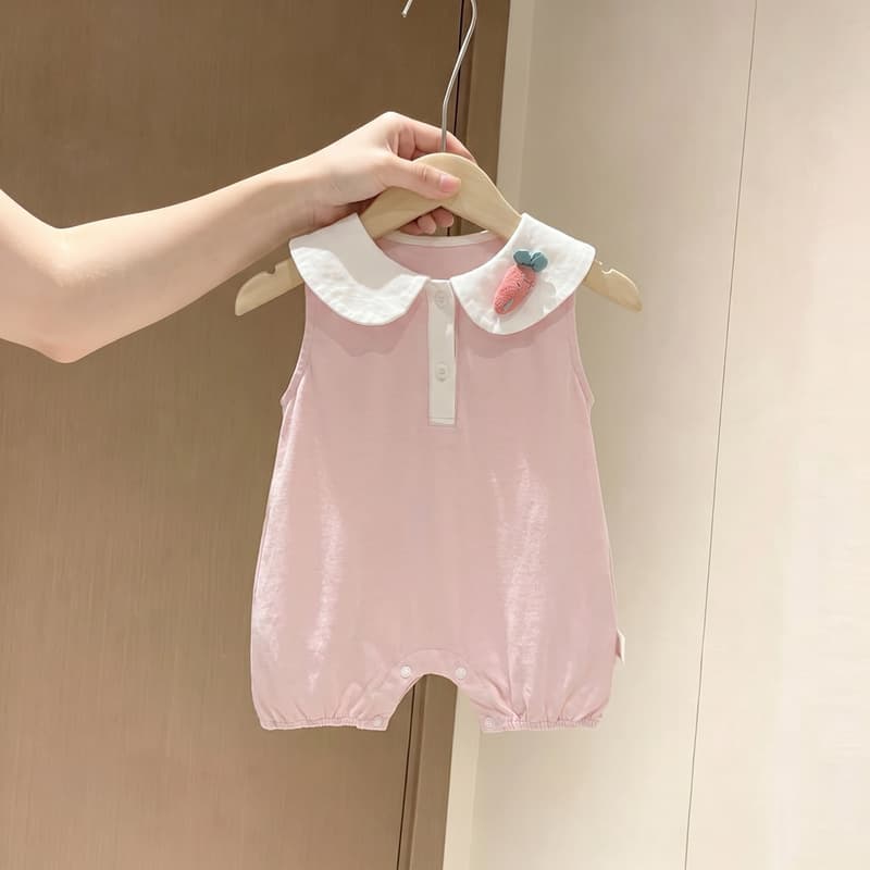 Baby Girl Summer Thin Bodysuit Newborn Baby Girl Romper Summer Onesie