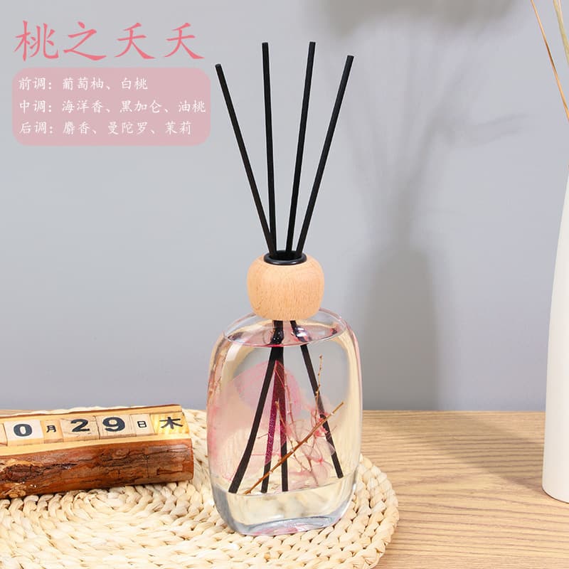 Preserved Dried Flower Reed Diffuser Home Indoor Essential Oil Decoration Glass Bottle Aroma Fragrance