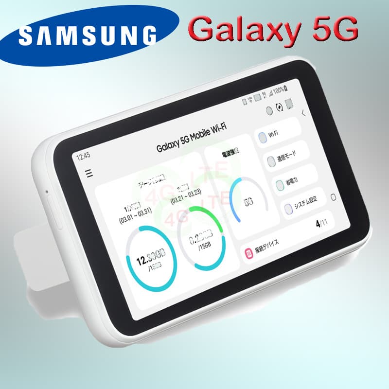 Samsung Galaxy 4G 5G Mobile Wi-Fi SCR01 Portable 5G Router MU5001, Compatible