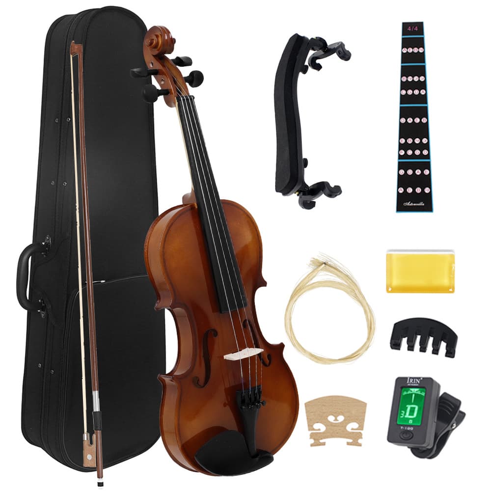 IRIN solid wood violin 4/4 natural color violin student beginner violin handmade violin manufacturer violin