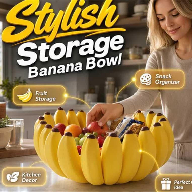 Amazon New Cute Practical Hot Selling Banana Shape Fruit Bowl Banana Shape Fruit Bowl
