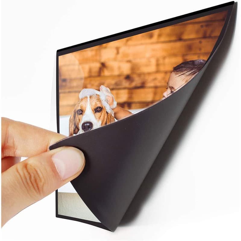 3 inch 6 inch magnetic PVC soft photo frame white black creative home photo wall refrigerator magnet photo frame 4x6 tiles