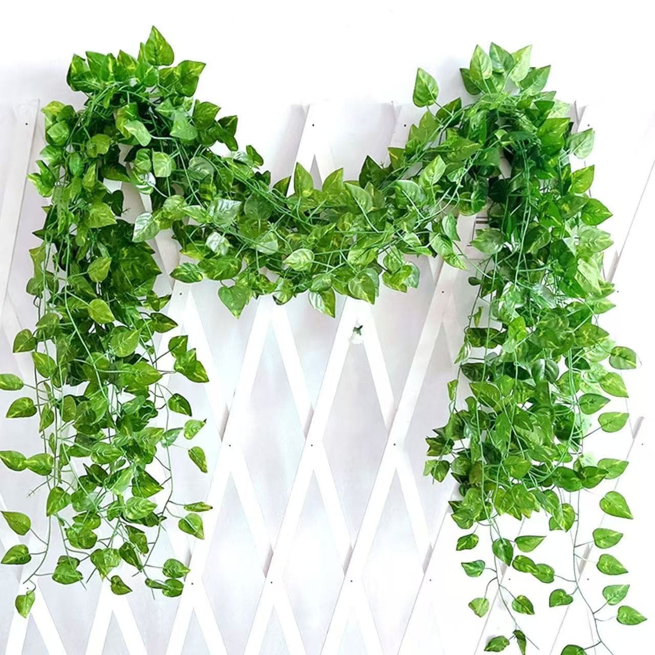Artificial Vine Wedding Pothos Leaves Grape Leaves Sweet Potato Leaves Flower Vine Ceiling Decoration Plastic Fake Vines