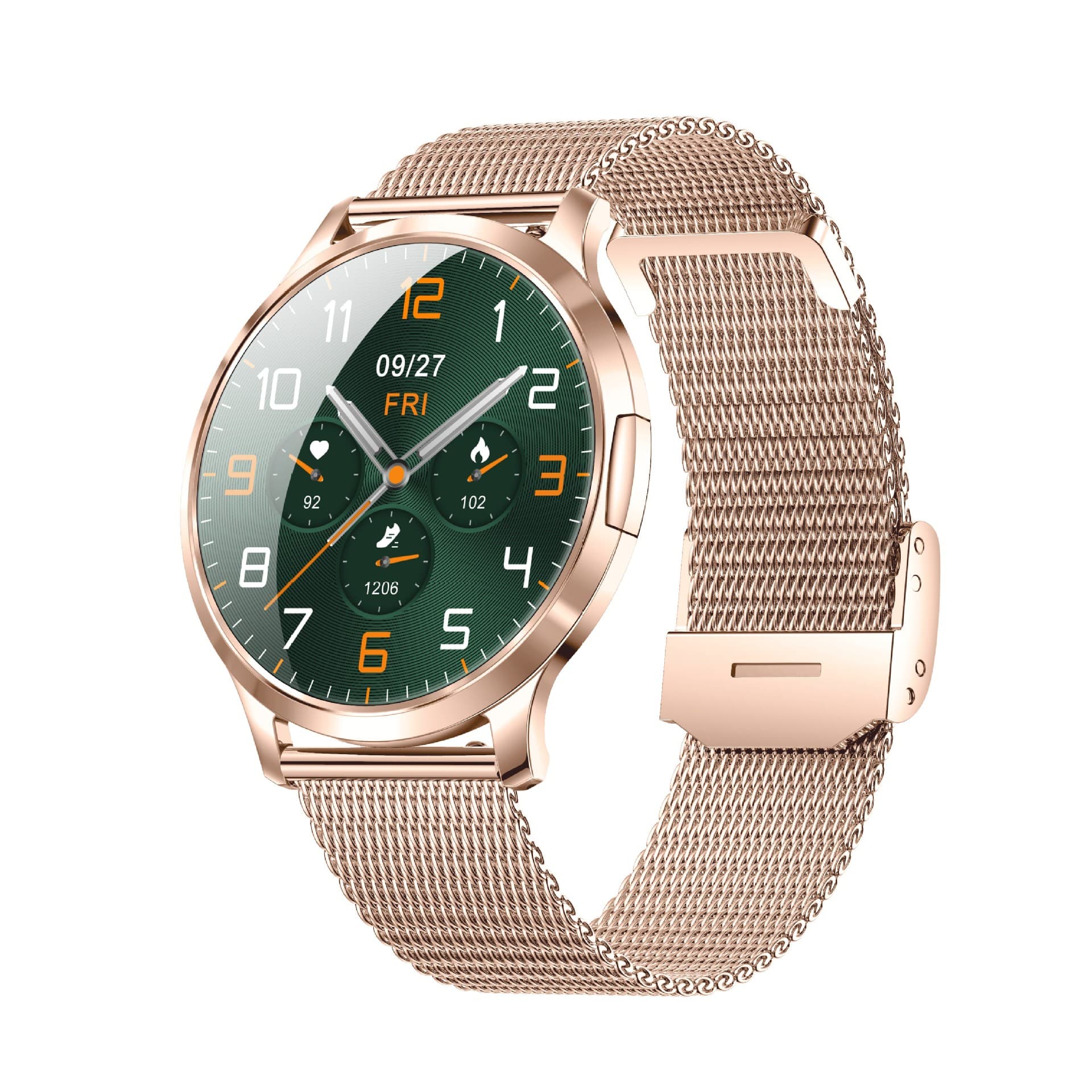 V93 Smart Watch Ultra-Thin Call Watch 1.32-inch AMOLED Spherical Screen Heart Rate Blood Pressure Monitoring Watch
