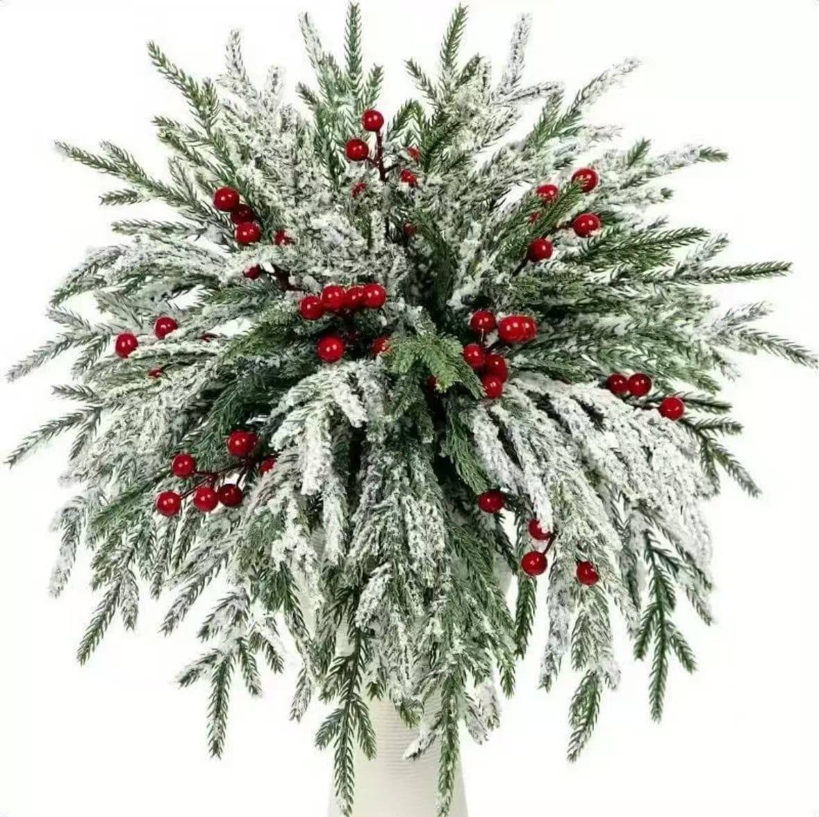 Norfolk artificial pine branch bouquet, greenery, Christmas vine wreath, Norfolk artificial pine branch bouquet for Christmas
