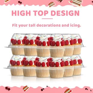 Blister Pastry Box, Baking Packaging, 12-Cupcake Box, Blister Packaging Transparent Cake Packing Box, Factory Direct