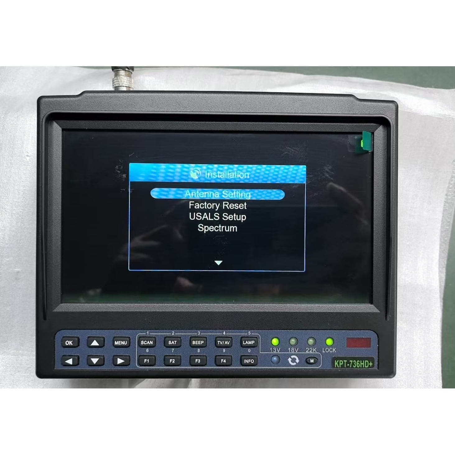 7-inch IPS high-definition spectrum analysis signal tester KPT-736HD+ adds AHD test