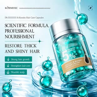 Hair Care KORMESIC Cross-border Hair Capsule Keratin Hair Repair Capsule Revitalize Hair Texture Nourish Hair