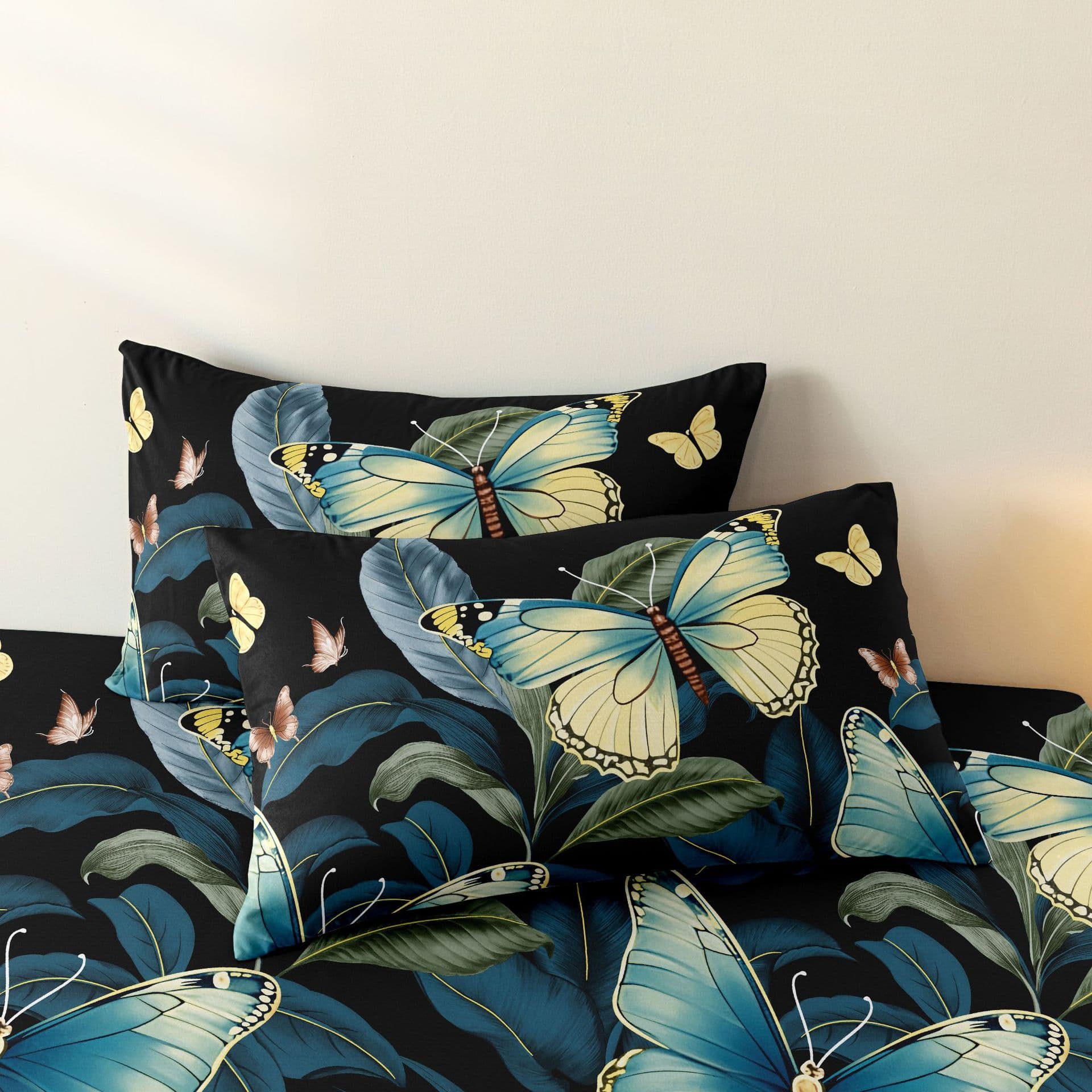 Cross-border E-commerce Amazon Printed Butterfly Pillow Cover Cushion Cover Throw Pillow Cover Single Pack, Pair Pack